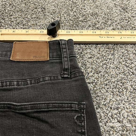 Madewell Jeans Womens 26 Black Cali Demi Bootcut Button Fly Dark Wash Denim - Picture 7 of 11